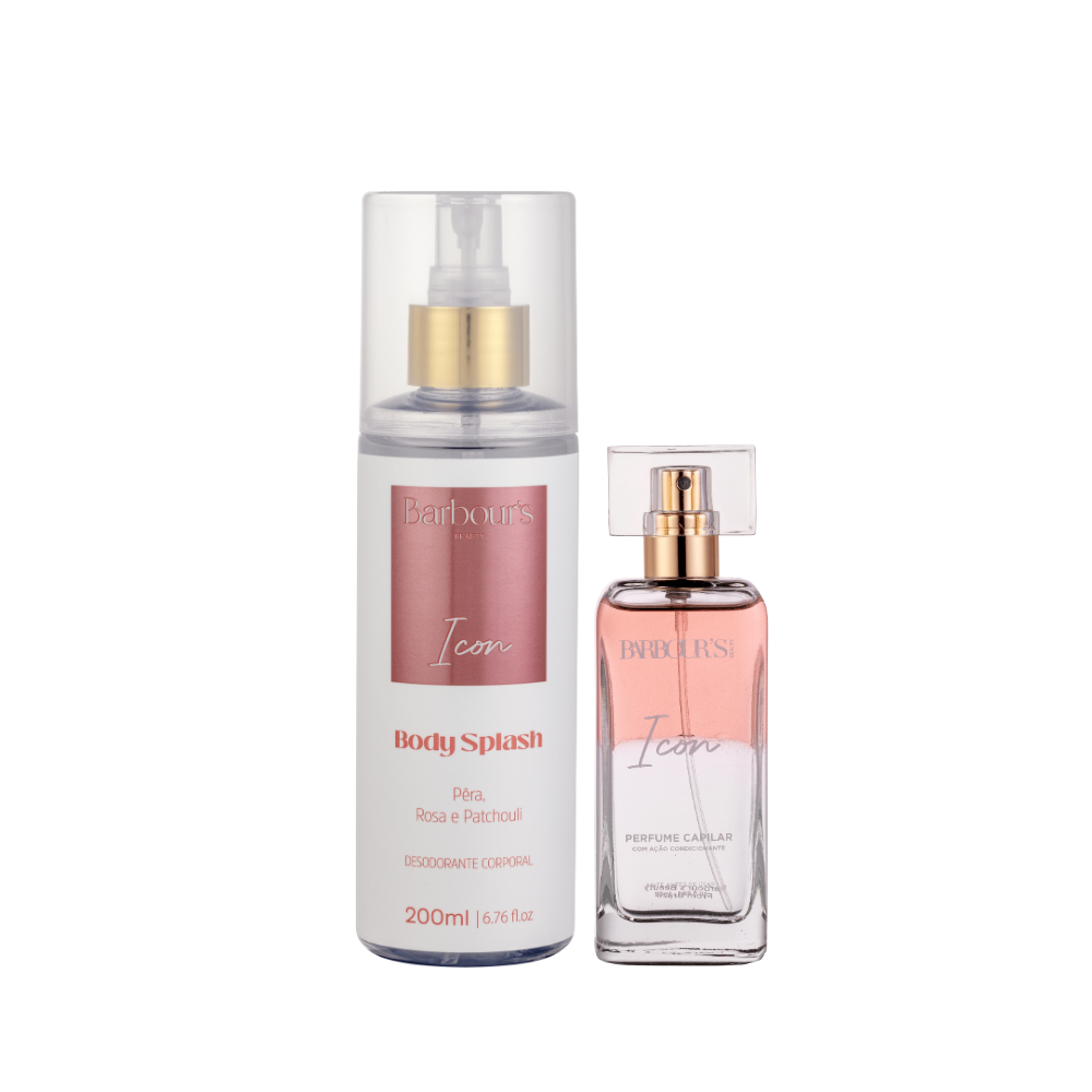 Kit Perfume de Cabelo e Body Splash -  Icon