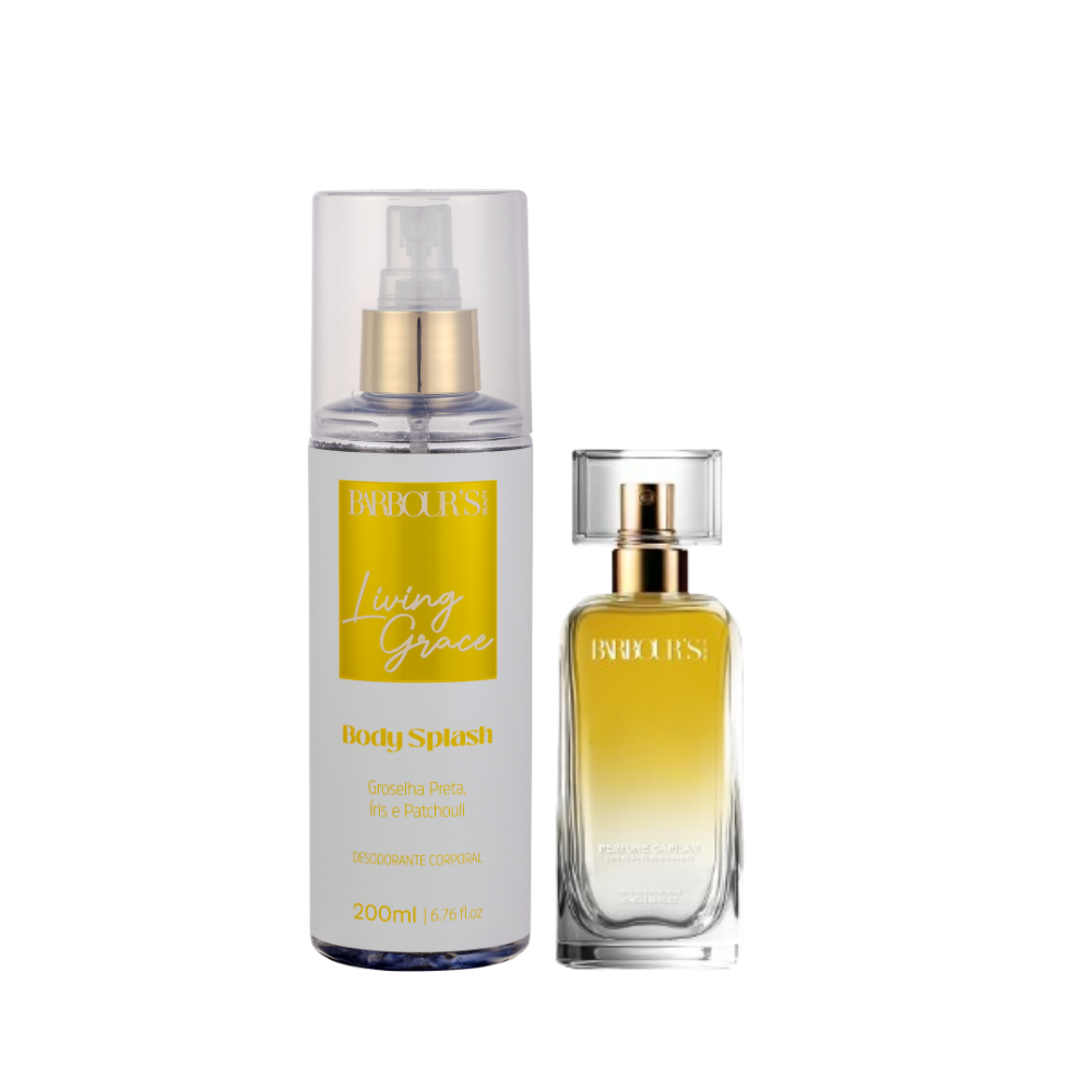 Kit Perfume de Cabelo e Body Splash - Living Grace