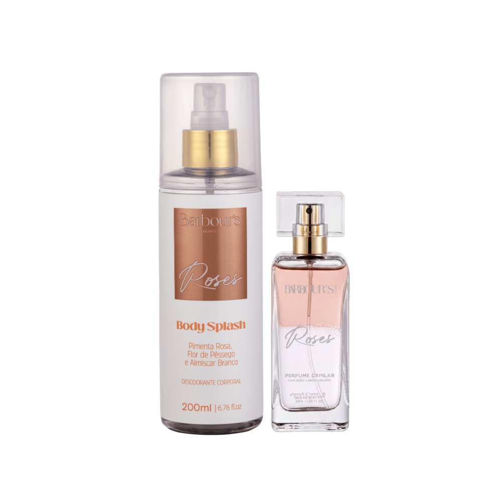 Kit Perfume de Cabelo e Body Splash - Roses - Image 1