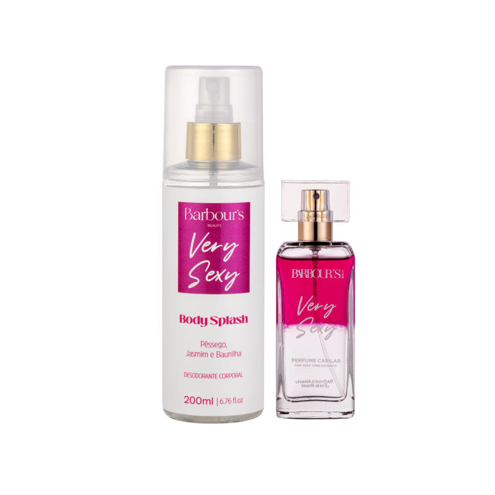 Kit Perfume de Cabelo e Body Splash - Very Sexy
