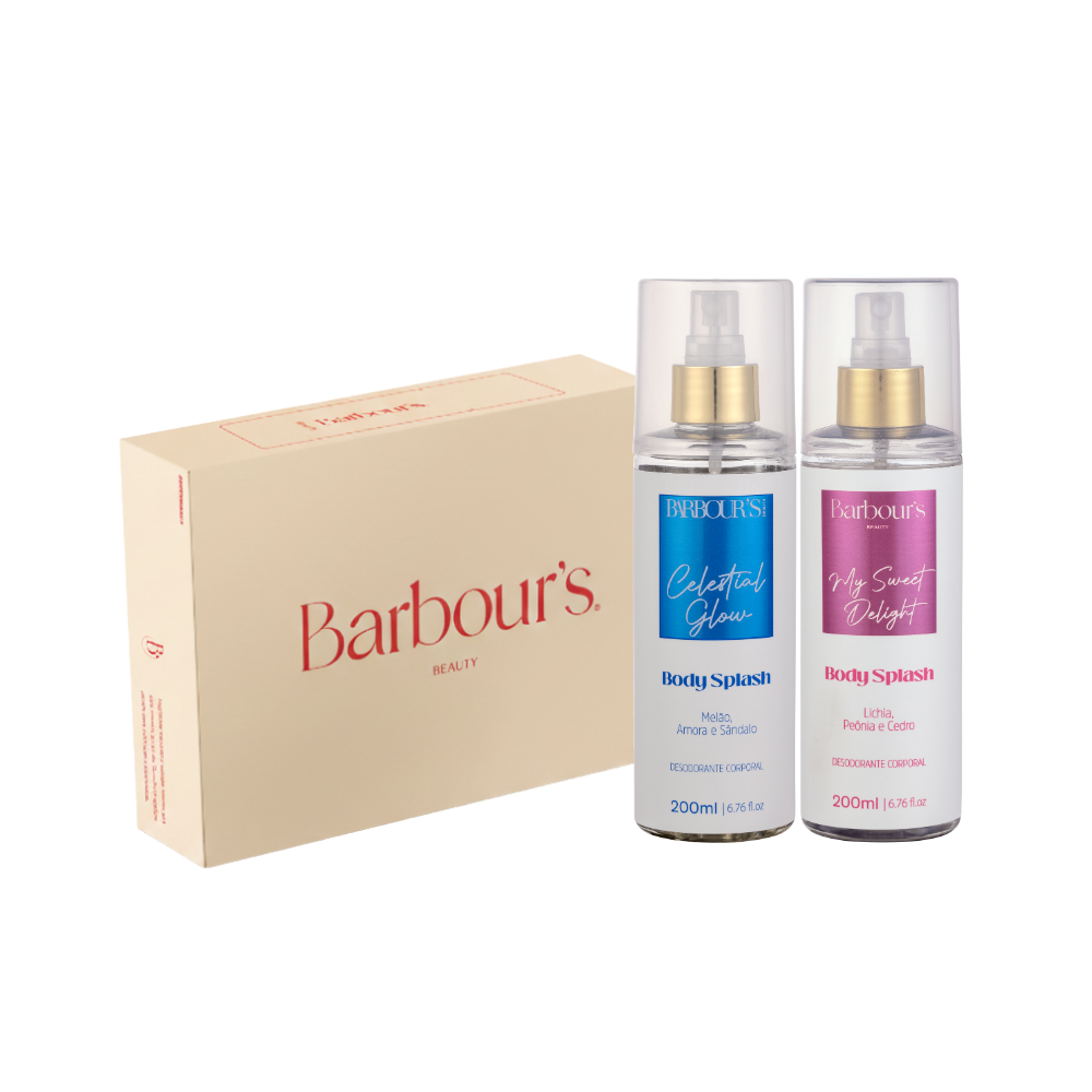 Kit Presenteável 2 Body Splash Desodorante Colônia 200ml - Celestial Glow, My Sweet Delight