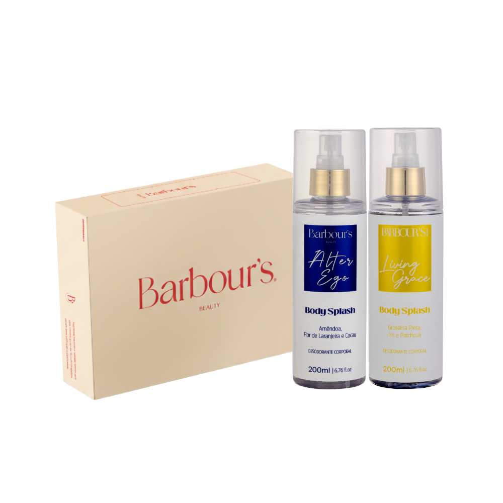 Kit Presenteável 2 Body Splash Desodorante Colônia 200ml - Living Grace, Alter Ego
