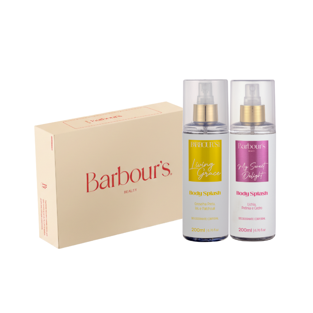Kit Presenteável 2 Body Splash Desodorante Colônia 200ml - Living Grace, My Sweet Delight