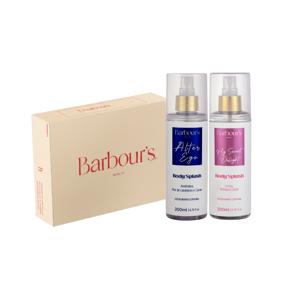 Kit Presenteável 2 Body Splash Desodorante Colônia 200ml - My Sweet Delight, Alter Ego