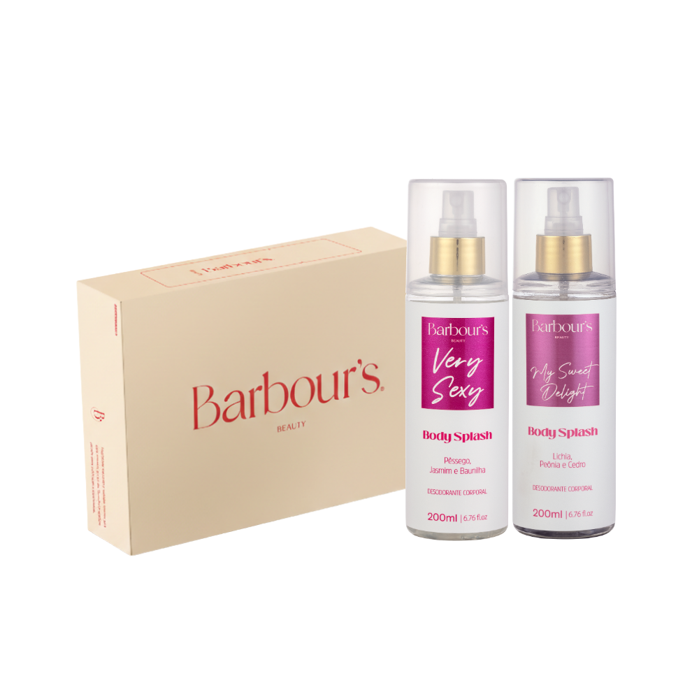 Kit Presenteável 2 Body Splash Desodorante Colônia 200ml - Very Sexy, Delight