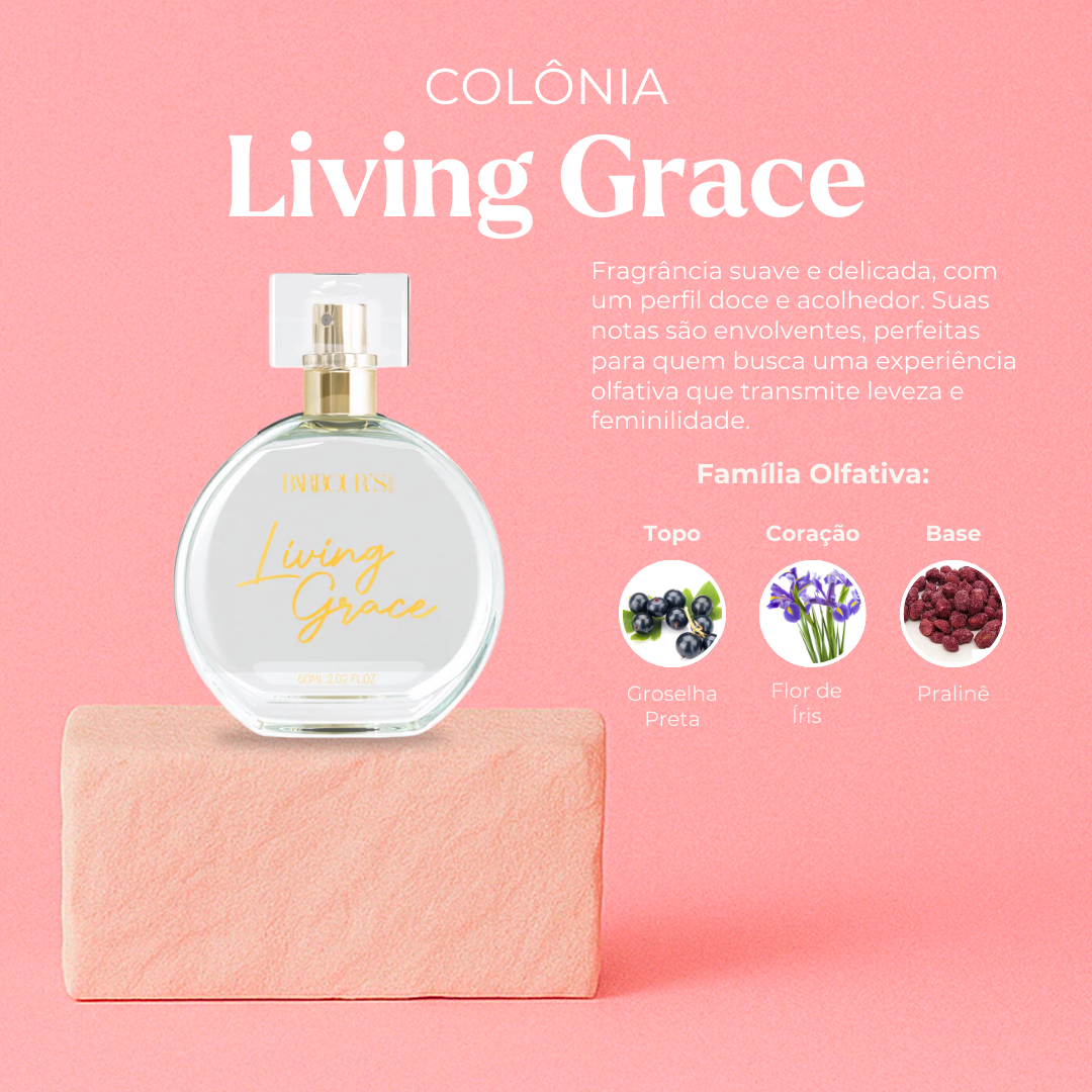 Kit Deo Parfum e Perfume Capilar - Living Grace