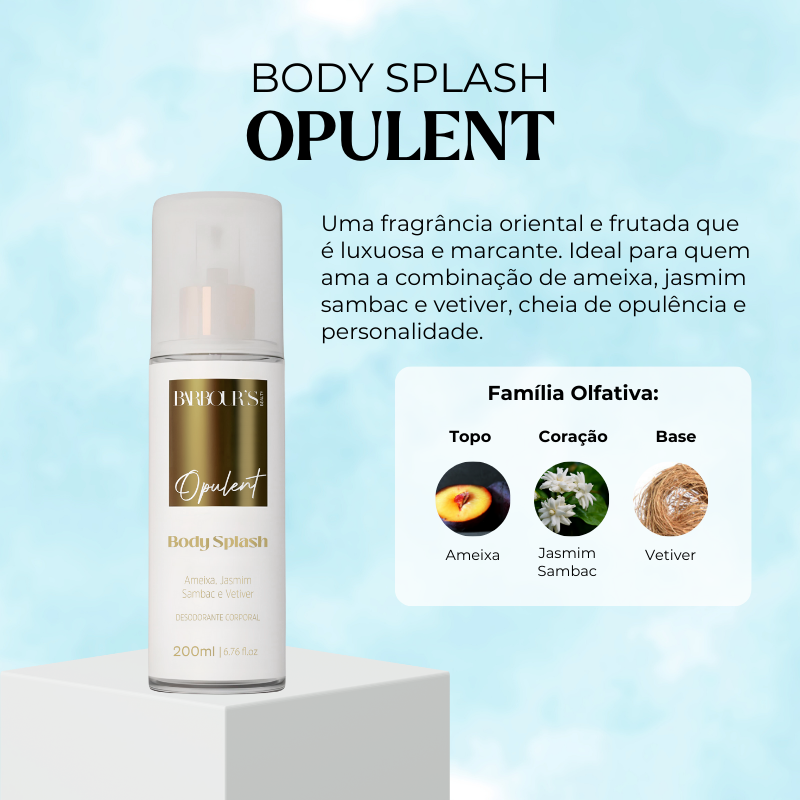 Body Splash Opulent Desodorante Colônia 200ml