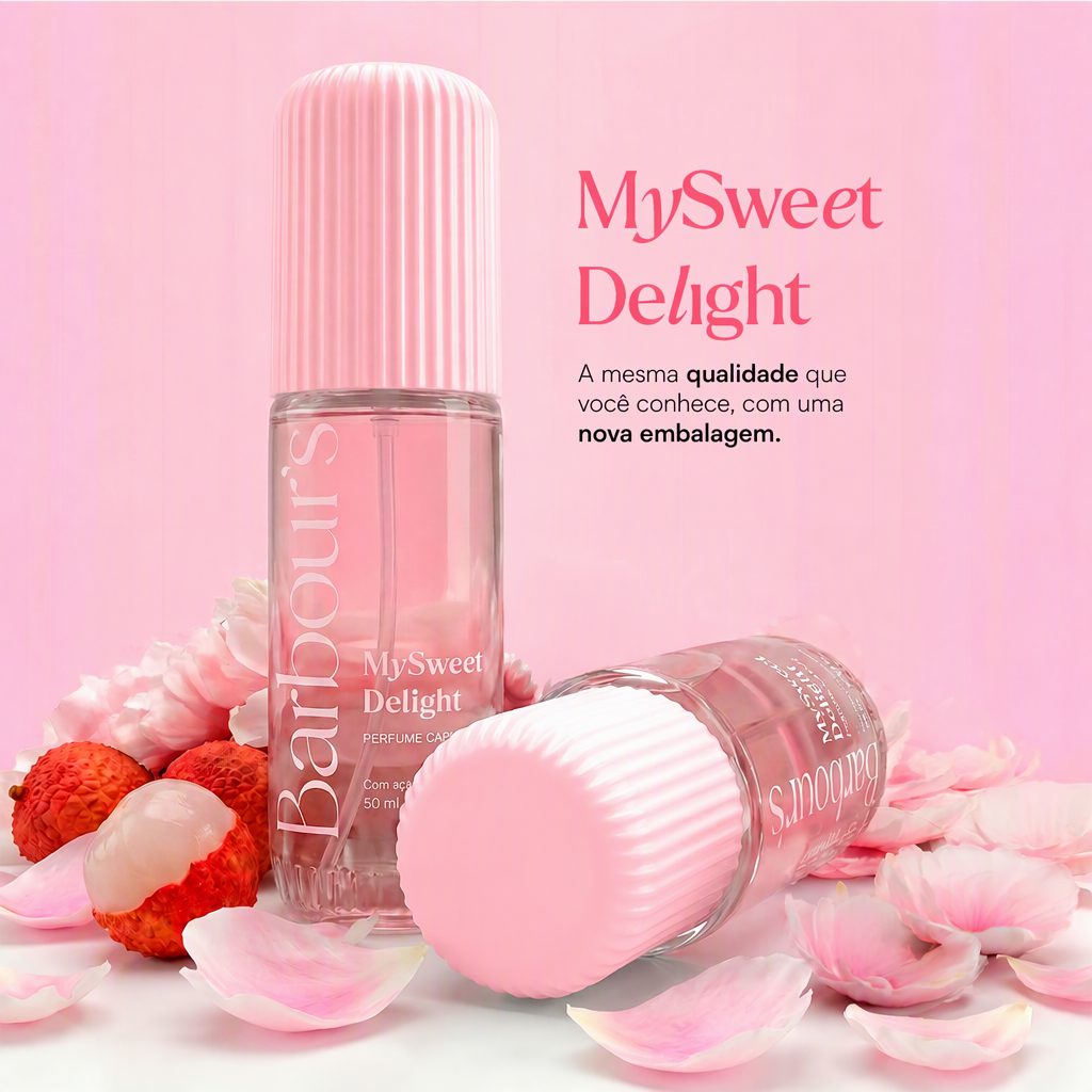 Perfume Capilar Barbour's Beauty — My Sweet Delight - nova embalagem, nova fórmula