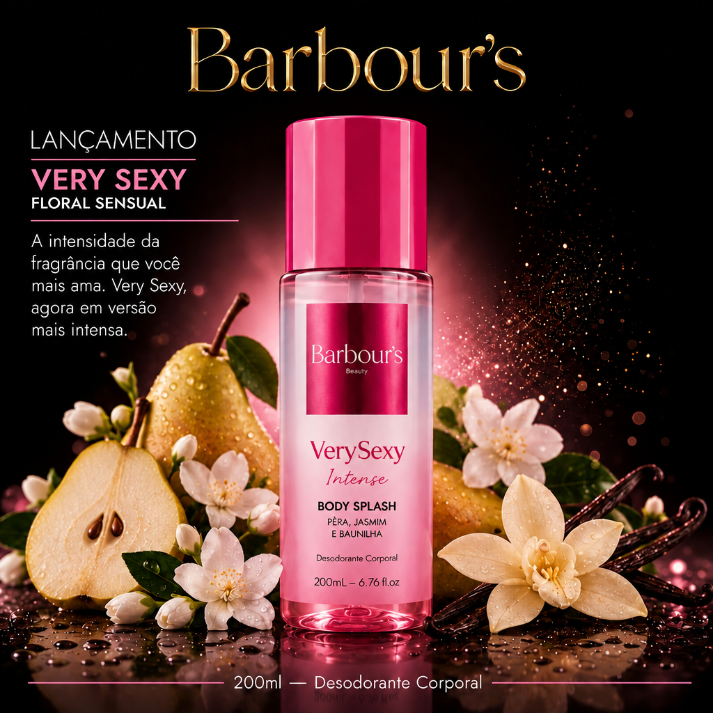 Linha Intense - Body Splash Very Sexy | Barbour's Beauty