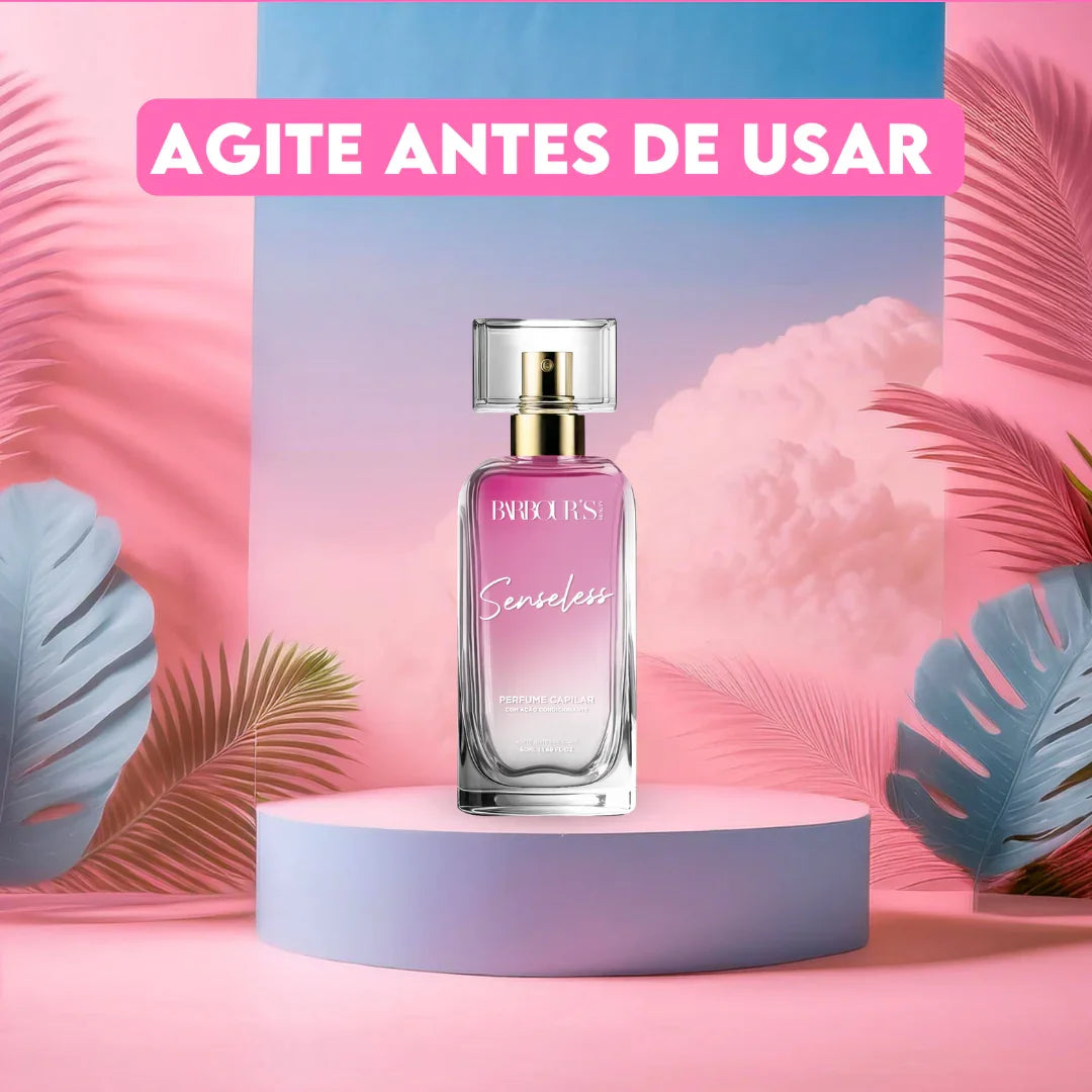 Perfume para cabelo / finalizador termoativo Senseless