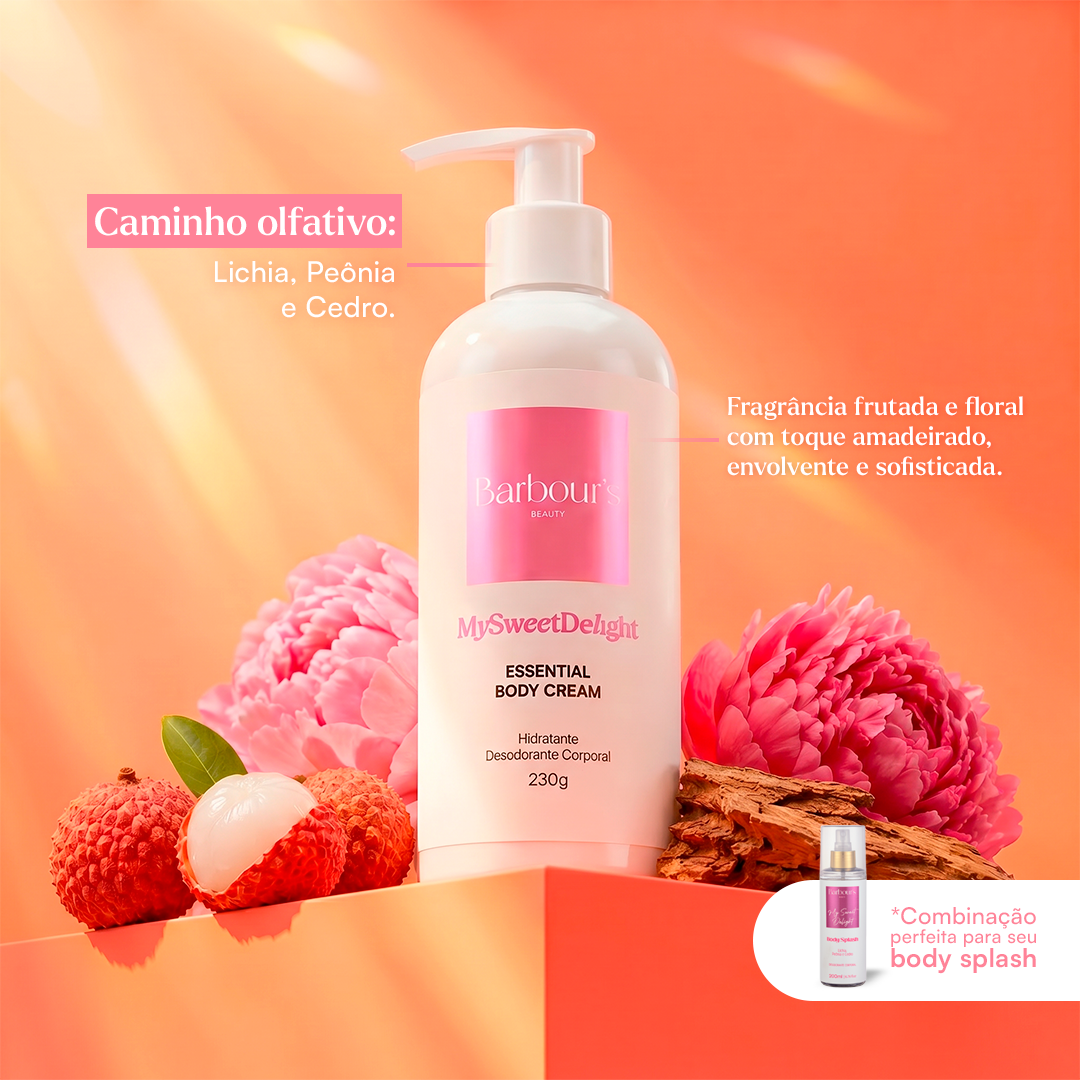 Kit My Sweet Delight - Body Splash e Body Cream