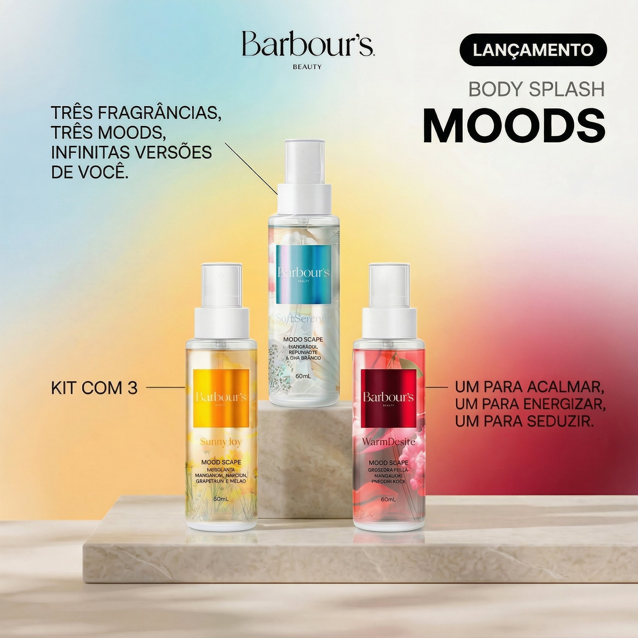 Body Splash Moods - Kit 3