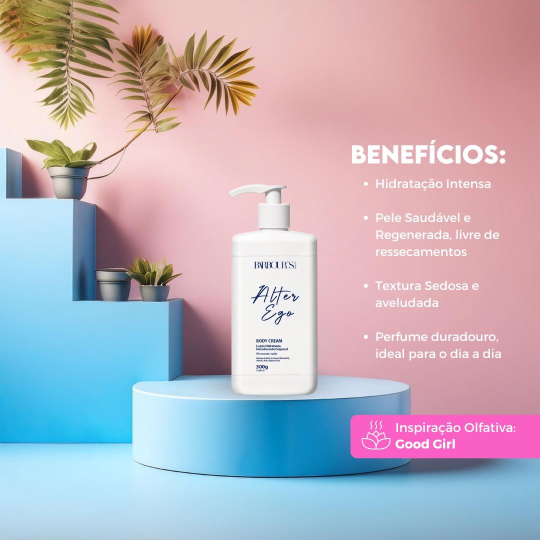 Body Cream Alter Ego Loção Desodorante Hidratante Corporal 300g