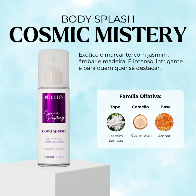 Body Splash Cosmic Mystery Desodorante Colônia 200ml