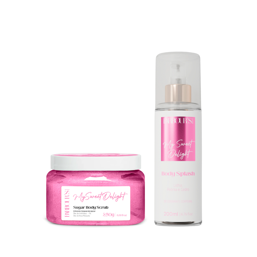 Kit Esfoliante Corporal e Body Splash - My Sweet Delight - Image 1