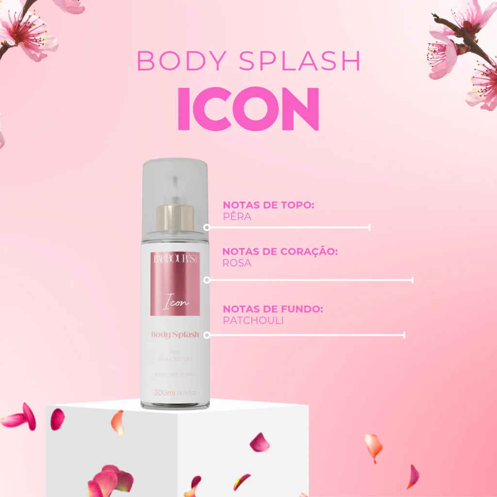 Body Splash Icon Desodorante Colônia 200ml