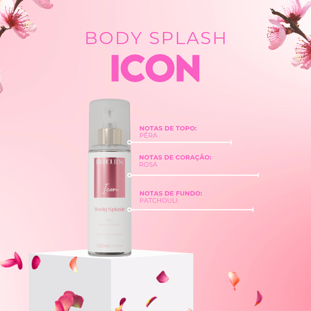 Body Splash Icon Desodorante Colônia 200ml