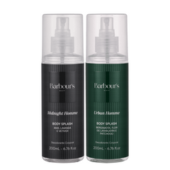 Kit 2 Body Splash Desodorante Colônia 200ml - Midnight Homme e Urban Homme