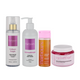 Kit Banho Premium - - Body Splash, Body Cream, Óleo de Banho e Geleia Hidratante