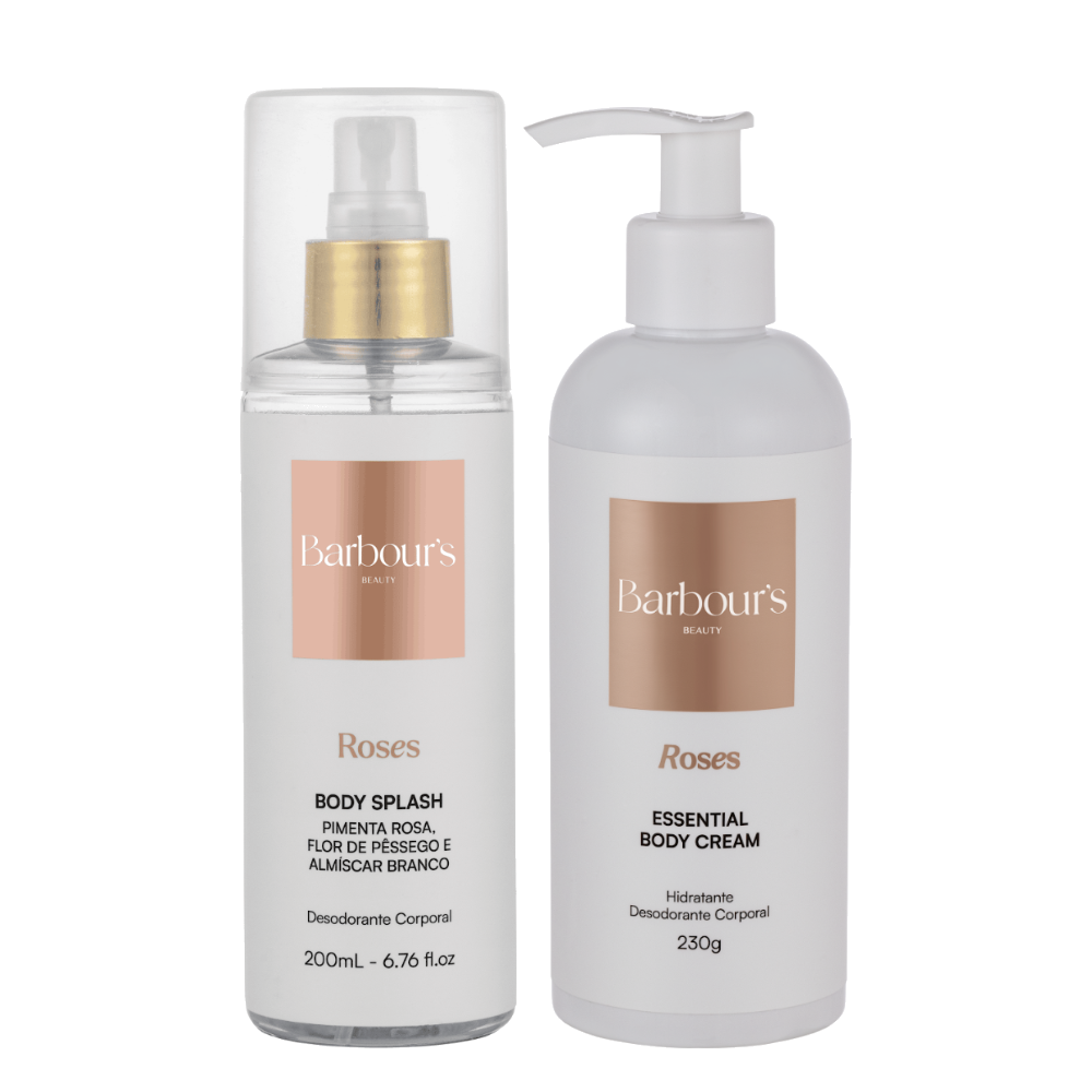 Kit Roses - Body Splash e Body Cream