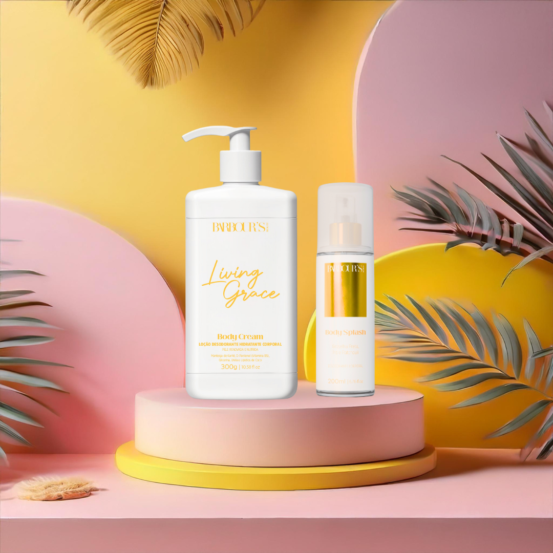 Kit Living Grace  -  Body Splash e Body Cream