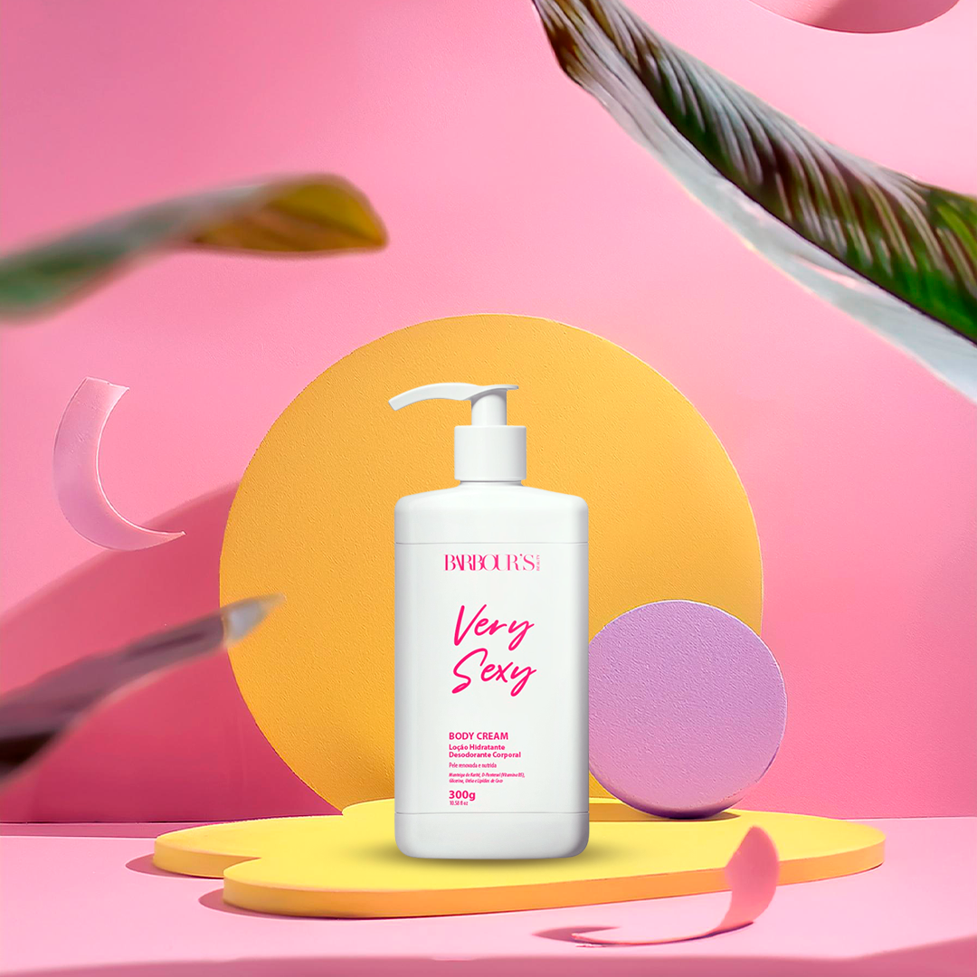 Body Cream Very Sexy Loção Desodorante Hidratante Corporal 300g
